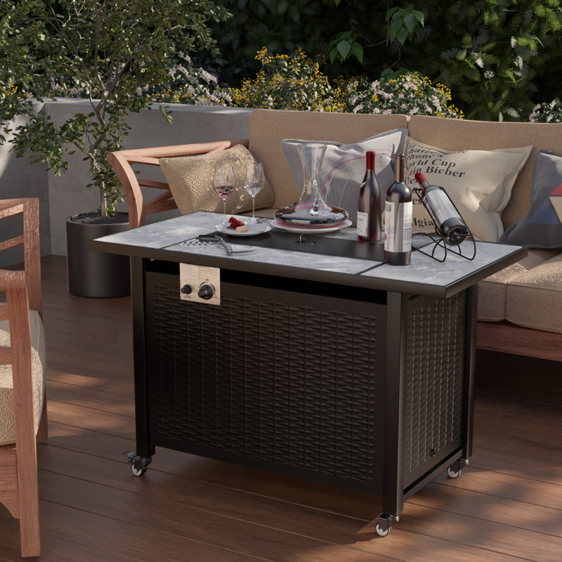 Red Barrel Studio® Cassiday 43" W X 22" D X 27" H Ceramic Tile Desktop